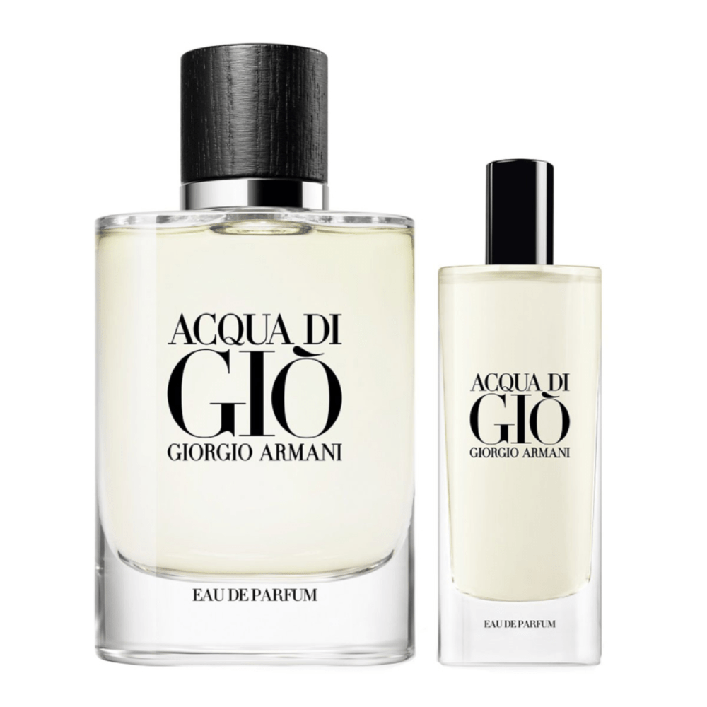 Armani Acqua Di Gio Men's Aftershave Gift Set (75ml EDP + 15ml EDP)