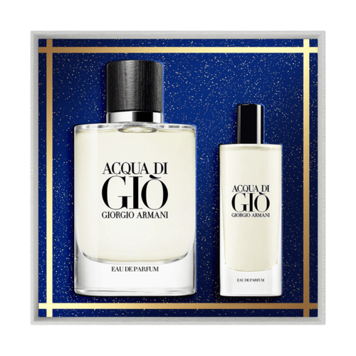 Armani Acqua Di Gio Men's Aftershave Gift Set (75ml EDP + 15ml EDP)