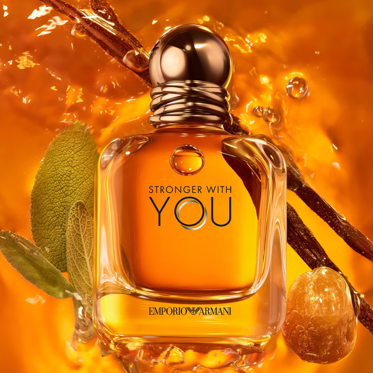 Armani Stronger With You Only Eau De Toilette Men's Aftershave Spray (50ml)
