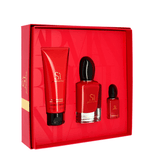Giorgio Armani Si Passione Eau de Parfum Women's Perfume Gift Set Spray (50ml) with Body Lotion & 7ml EDP