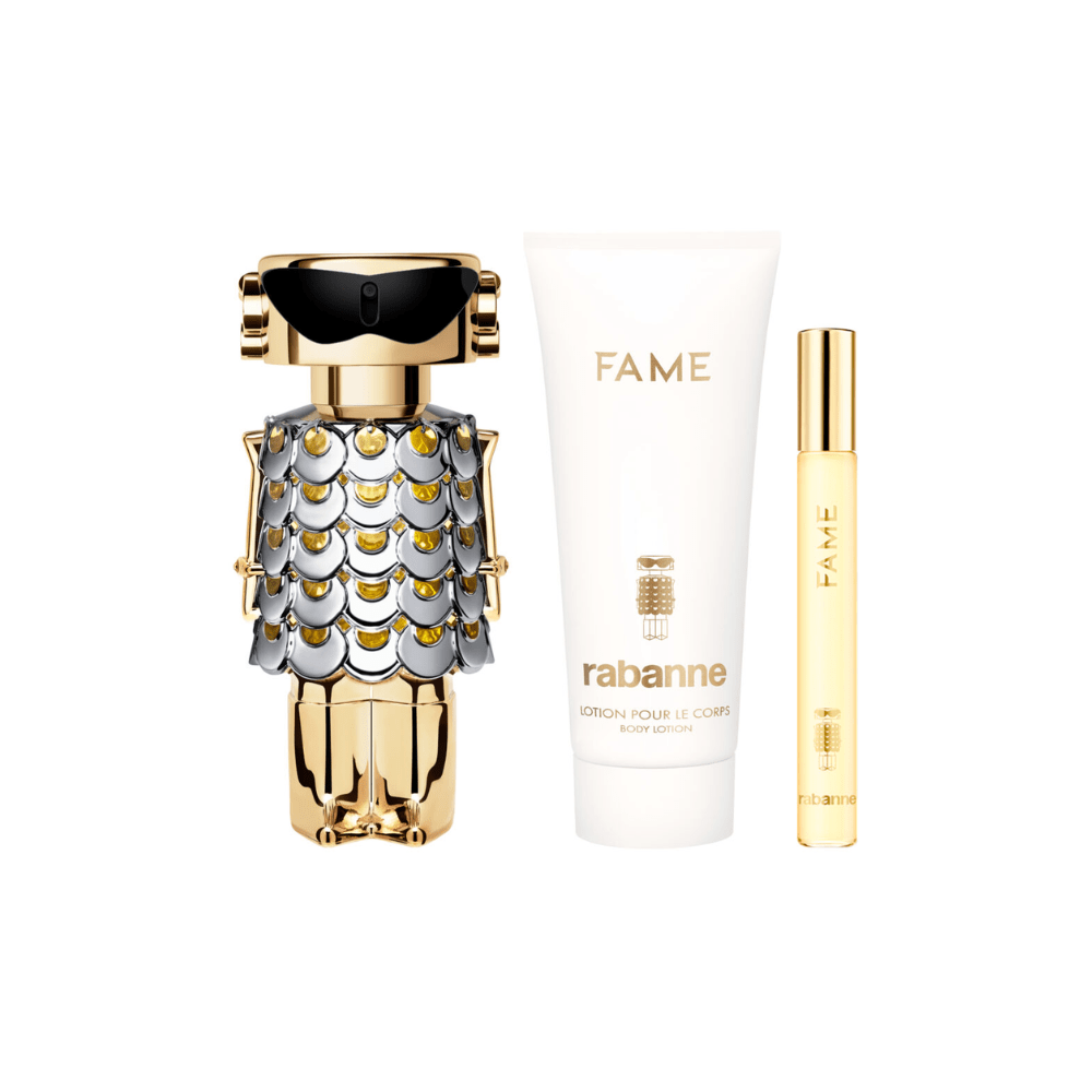 Paco Rabanne Fame Eau de Parfum Women's Gift Set (80ml) with 100ml Body Lotion & 10ml EDP