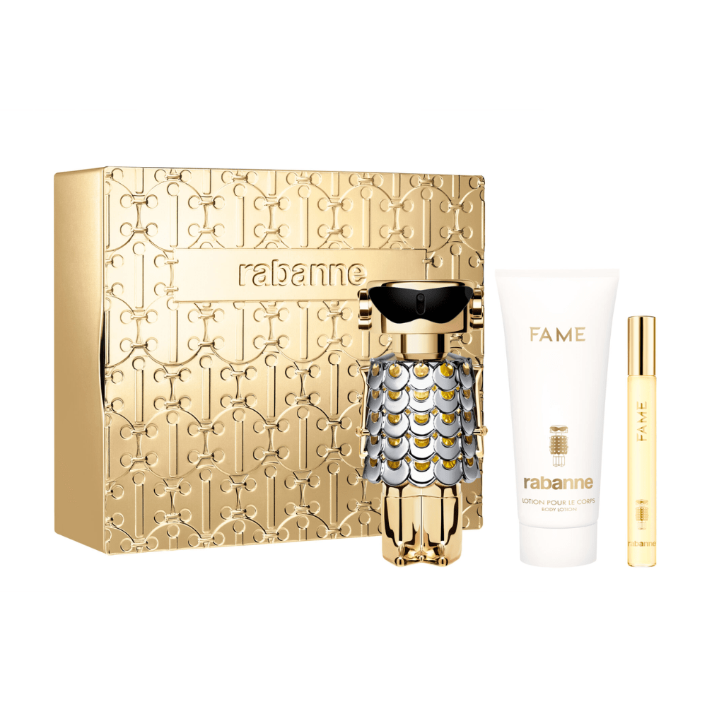 Paco Rabanne Fame Eau de Parfum Women's Gift Set (80ml) with 100ml Body Lotion & 10ml EDP