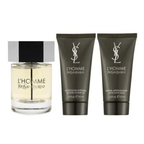 YSL L'Homme Eau de Toilette Men's Aftershave Gift Set Spray (100ml) with Shower Gel & Aftershave Balm