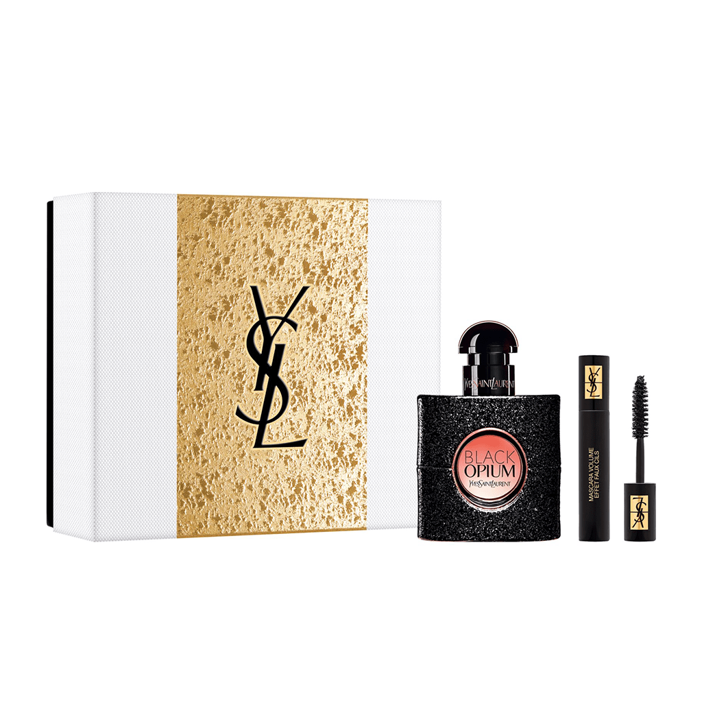 YSL Black Opium Eau de Parfum Women's Gift Set Spray (30ml) with Mini Mascara